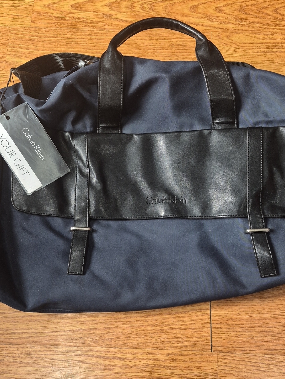 Calvin Klein Navy and Black Men's Travel Duffel
